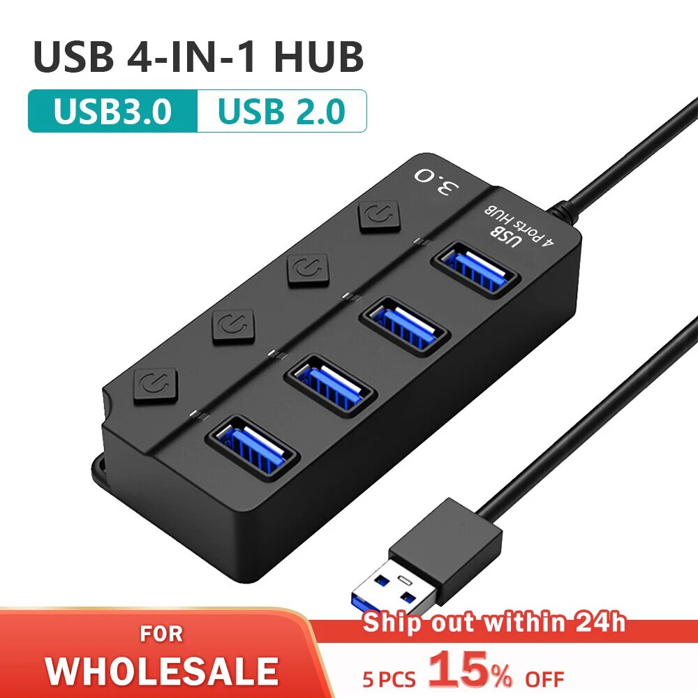  USB 3.0 й 2.0, Ƽ Ʈ   ġ Ȯ, 30cm ̺, 4  1 USB 